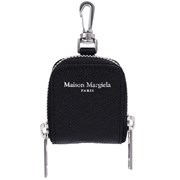 Maison Margiela Leather AirPods Case in Black 192169